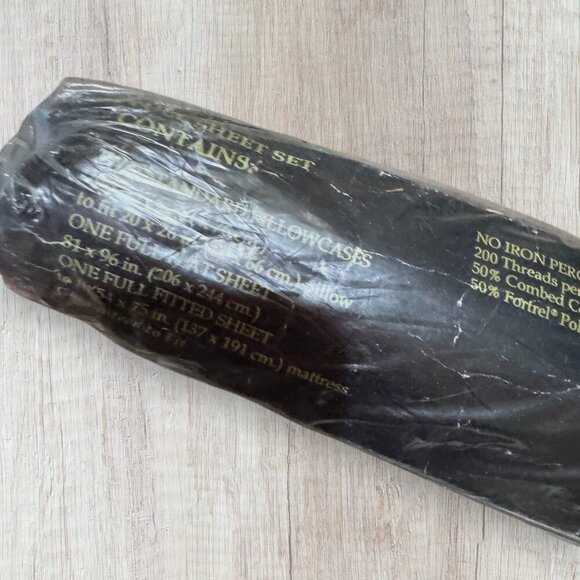 NEW COLOURS Alexander Julian TWIN 3-PC Blue Sky Sheet Set Flat Fitted Sheet Set - Picture 5 of 8